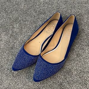 BCBG Blue Flats